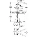 Смеситель GROHE Blue Pure Minta хром 31721000