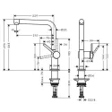 Смеситель HANSGROHE Talis M54 72840000 хром