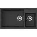 Кухонная мойка OMOIKIRI Tedori 86-2-LB-BL Tetogranit/черный (4993932)