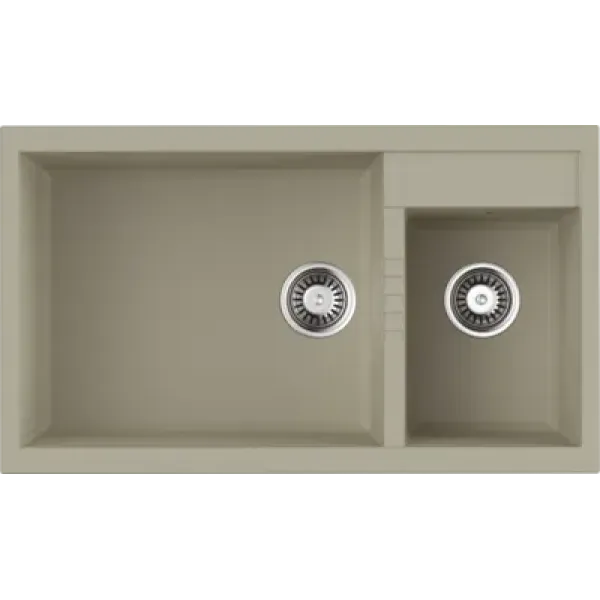 Кухонная мойка OMOIKIRI Tedori 86-2-LB-BE Tetogranit/ваниль (4993933)