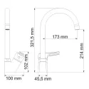 Смеситель WASSERKRAFT Ruhr 24407 хром
