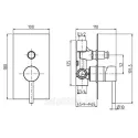 Смеситель M&Z MZ-Expo MZE02800 хром