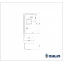 Кухонная мойка OULIN OL-0361 ((квадратный выпуск)