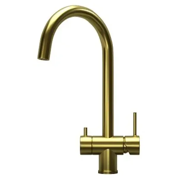 Смеситель GRANULA KS-7104 золото/сатин