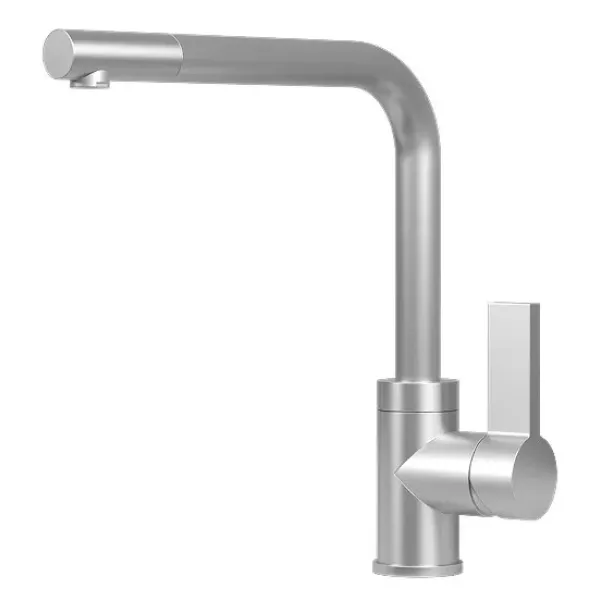 Смеситель GRANULA 5504 нержавеющая сталь