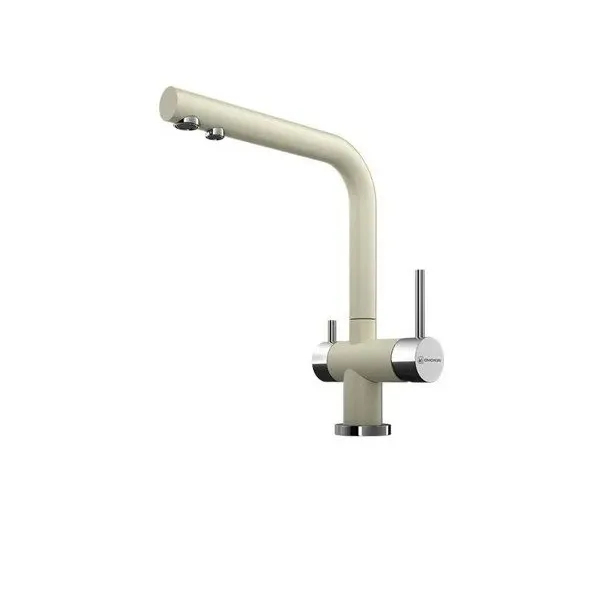 Смеситель OMOIKIRI nagano-be латунь/бежевый/хром 4994044