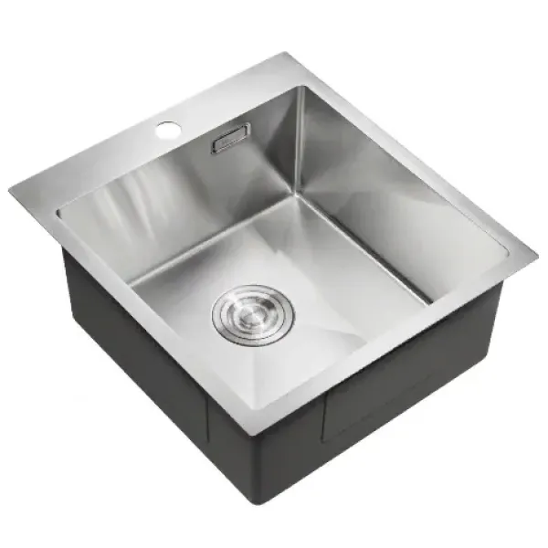Кухонная мойка MILACIO Denia 46 Steel MC.77479 вороненая сталь