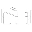 Смеситель EMAR EC-3011.9 алмаз
