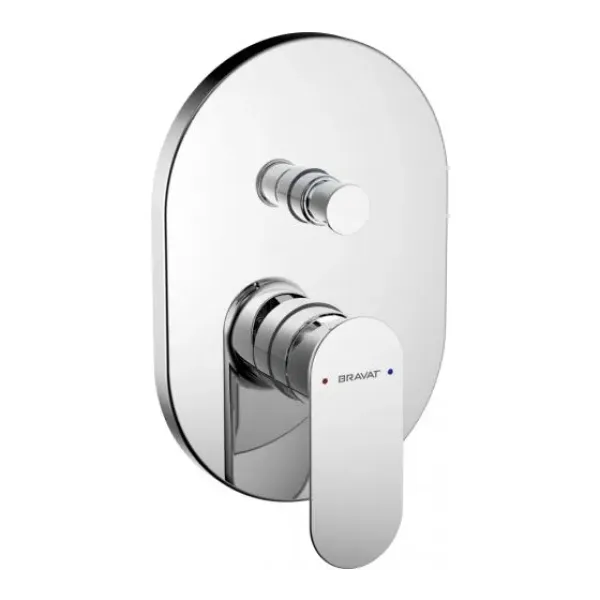 Смеситель BRAVAT Gina PB865104CP-2-ENG хром