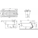 Ванна VILLEROY&BOCH Oberon UBQ170OBE2V-01