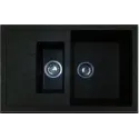 Кухонная мойка GRANFEST gf-q775kl чёрный