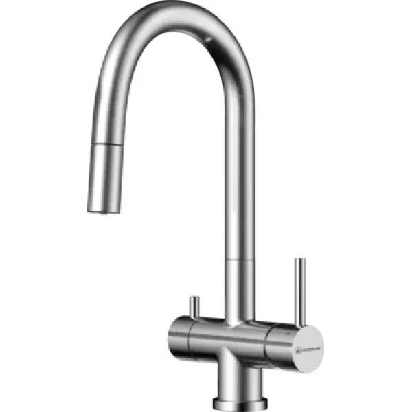 Смеситель Omoikiri Akita-S-BN латунь/нержавеющая сталь (4994302)