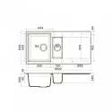 Кухонная мойка OMOIKIRI Sakaime 100-2-BL (4993892)