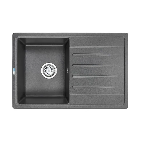Кухонная мойка GRANULA ST-7602 графит