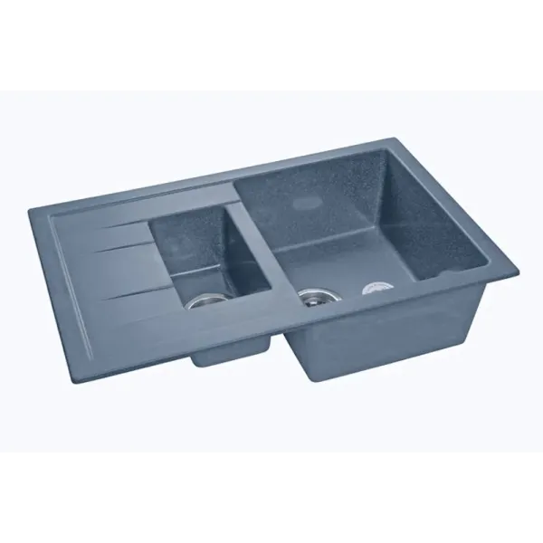 Кухонная мойка GRANFEST Quadro GF-Q775KL графит