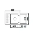 Кухонная мойка BLANCO ELON 45S антрацит (524814)
