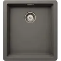 Кухонная мойка Schock Greenwich 45 серебристый камень CRISTADUR 700975