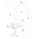 Смеситель FLORENTINA альфа капучино (313.01H.1123.306)