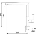 Смеситель ELLECI Ares Aluminium M79