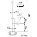Смеситель FRANKE Mythos Nozzle (115.0547.853)