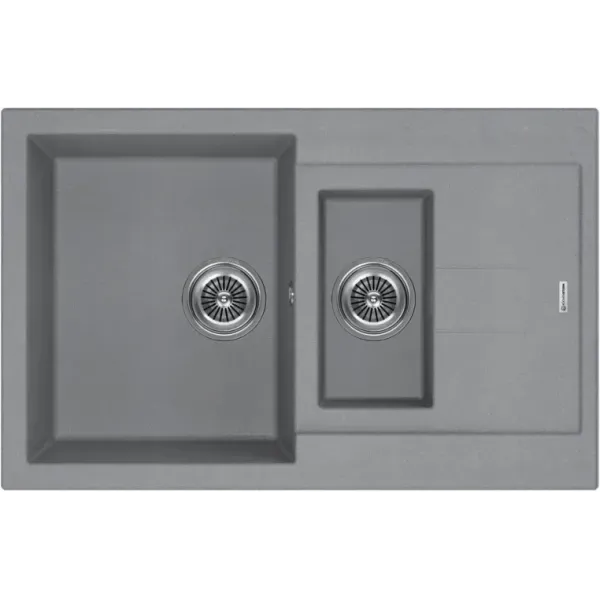 Кухонная мойка KUCHENSTERN PLAT 60-2 титан