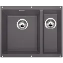 Кухонная мойка BLANCO SUBLINE 340/160-U SILGRANIT 523559 темная скала