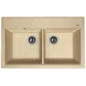 Кухонная мойка FLORENTINA липси 820 песочный (20.370.E0820.107)