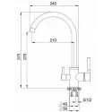 Смеситель WEISSGAUFF WG 21681