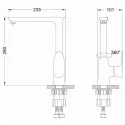 Смеситель LEMARK Nero LM0205C хром