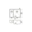 Кухонная мойка OMOIKIRI Taki 58-2-U/IF IN-R (4993767)