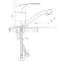 Смеситель ROSSINKA D40-22