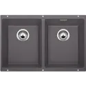 Кухонная мойка BLANCO SUBLINE 350/350-U SILGRANIT 523575 темная скала