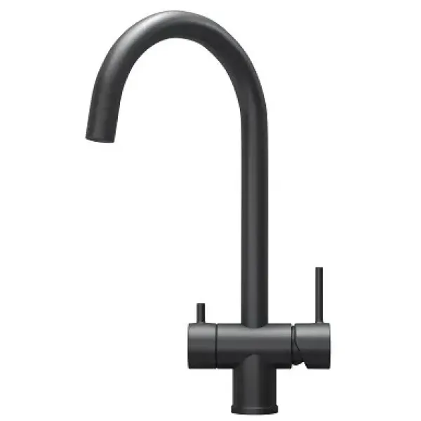 Смеситель GRANULA KS-7104 черный/матовый