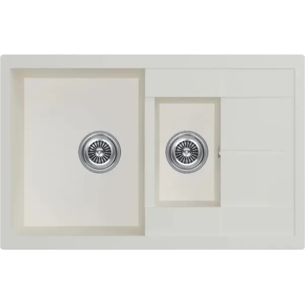 Кухонная мойка KUCHENSTERN FLUG 60-2 ваниль