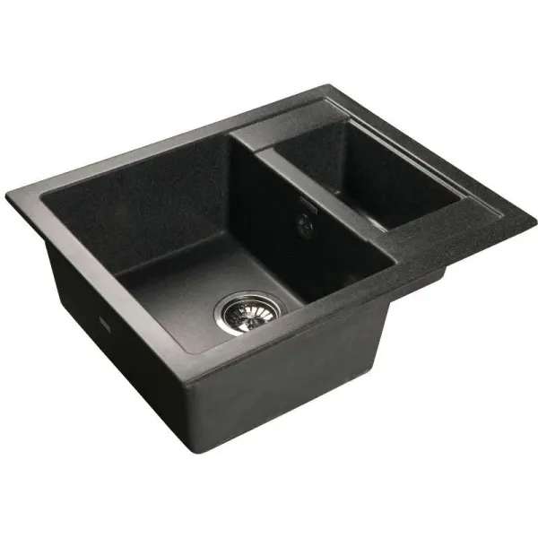 Кухонная мойка GRANFEST gf-q610k чёрный