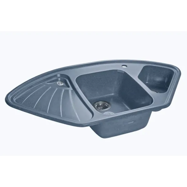 Кухонная мойка GRANFEST Corner GF-C1040E графит