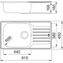 Кухонная мойка FRANKE LNX 611-82 (101.0736.118)