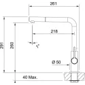 Смеситель FRANKE Neptune Evo nozzle хром (115.0373.943)