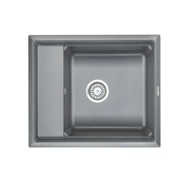 Кухонная мойка GRANULA KS-6004 алюминиум