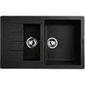 Кухонная мойка LAVA d.2 (lava чёрный металлик)
