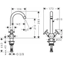 Смеситель HANSGROHE Logis Classic 71285000 хром