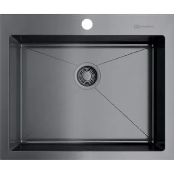 Мойка OMOIKIRI Akisame 59-GM нерж.сталь/вороненая сталь 4973096