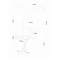 Смеситель FLORENTINA омега коричневый (313.12H.1123.105)