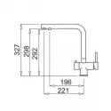 Смеситель ELLECI T01 Bianco Titano G68