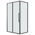 Душевое ограждение GROSSMAN 100.K33.02.120.21.02-200.K33.02.90.21.02 черный матовый
