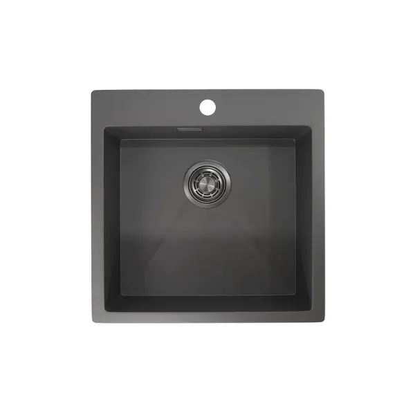 Кухонная мойка GRANULA GR-5151 графит/матовый