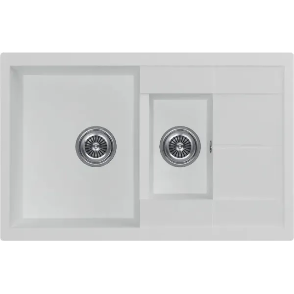 Кухонная мойка KUCHENSTERN FLUG 60-2 белый