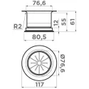 Сменная горловина для измельчителя OMOIKIRI NA-04 IN (4956683)