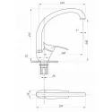 Смеситель ПРОФСАН PSM-104-3
