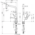 Смеситель HANSGROHE Metris 14820800